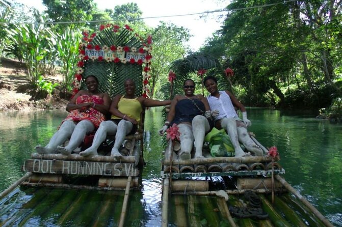 Bamboo River Rafting Limestone Foot Massage in Montego Bay Ja. - Sugarcane, jelly coconut, and Red Stripe Beer