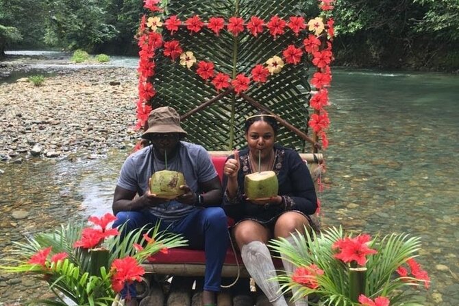 Bamboo River Rafting Limestone Foot Massage in Montego Bay Ja. - The limestone foot massage