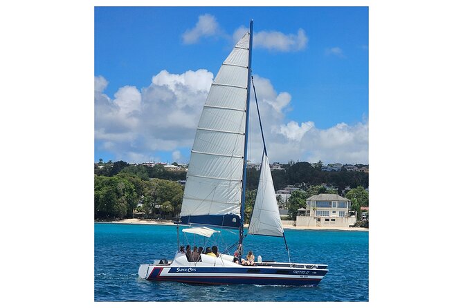 Barbados Catamaran Snorkel Cruise with Lunch and Open Bar - Understanding the small boat and bathroom