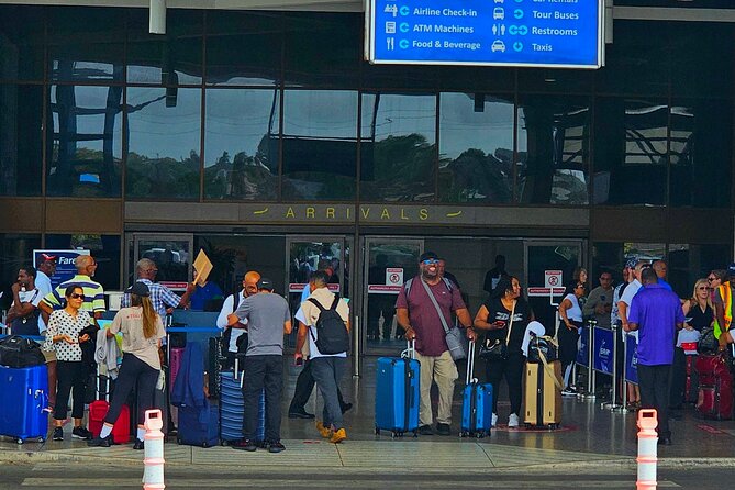 Barbados Private Arrival Transfer from Airport (BGI) - From BGI arrivals hall to your front door