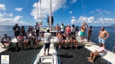 St Kitts 4-hour Catamaran Snorkel Cruise & Lunch