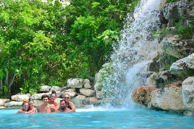 Bavaro Adventure Park Buggy Ride, Zipline Mega Splash, and Waterfall Pool - Mega Splash: six lines and one wet finish