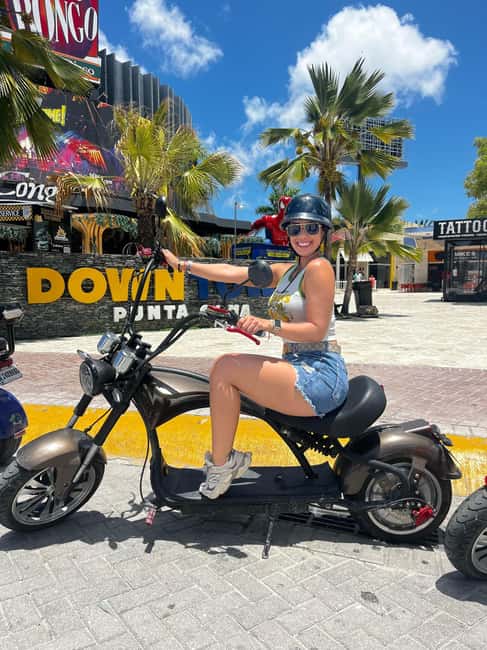 Bavaro Punta Cana: City Tour with Harley models E-Scooters - Yeya is where the ride becomes a food stop