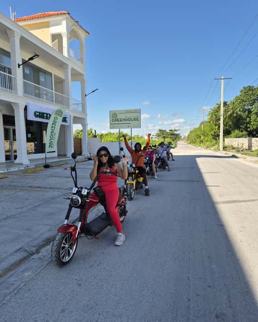 Bavaro Punta Cana: City Tour with Harley models E-Scooters - Bávaro Beach starts the coastal ride