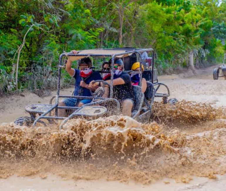 Bayahibe Jungle Buggy Expedition - Cooling off in the Chavón River