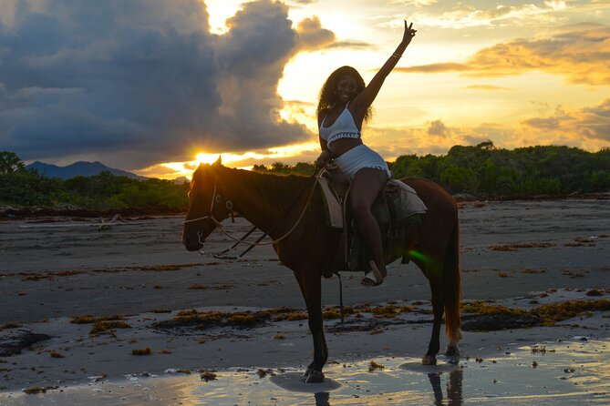 Beach Sunset on Horse Riding in Punta Cana(Private Option) - A sunset ride that starts away from the sea