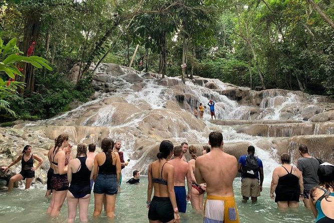 Blue Hole and Dunn's River Falls Private Tour from Montego Bay - Dunn’s River Falls: a beach-to-summit climb