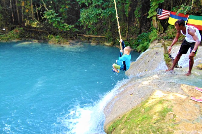 Blue Hole, Secret Falls, and Dunn's River Falls Combo Day-Trip - Lunch, Jamaican style, with your own money