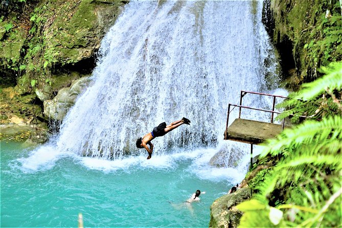 Blue Hole & Secret Falls Day-Trip with Shopping from Grand Palladium - What to pack for the water and the road