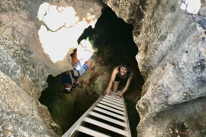 Bonaire Cave Tour: Walk, Climb & Swim - Cave three: the optional freshwater swim