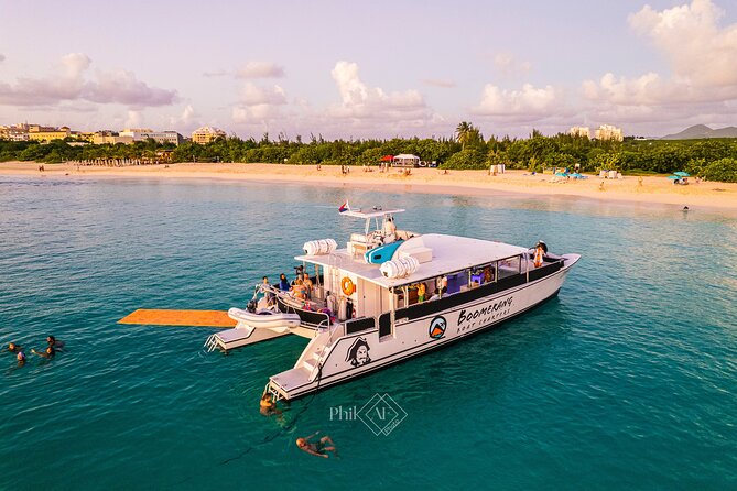 Boomerang's Best of St. Martin/Maarten: Swim with Turtles - Pinel Island, iguanas, and calm shallows