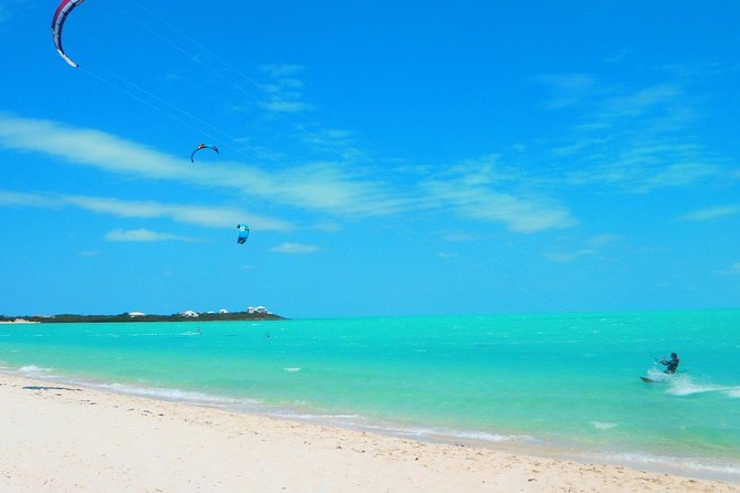 Bring A Friend Kiteboarding Lesson - Why Long Bay Beach works for first-time kiteboarders