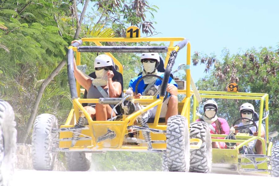 Buggy Ride, Zipline Splash & Waterfall Pool Combo with Lunch - Key points at a glance