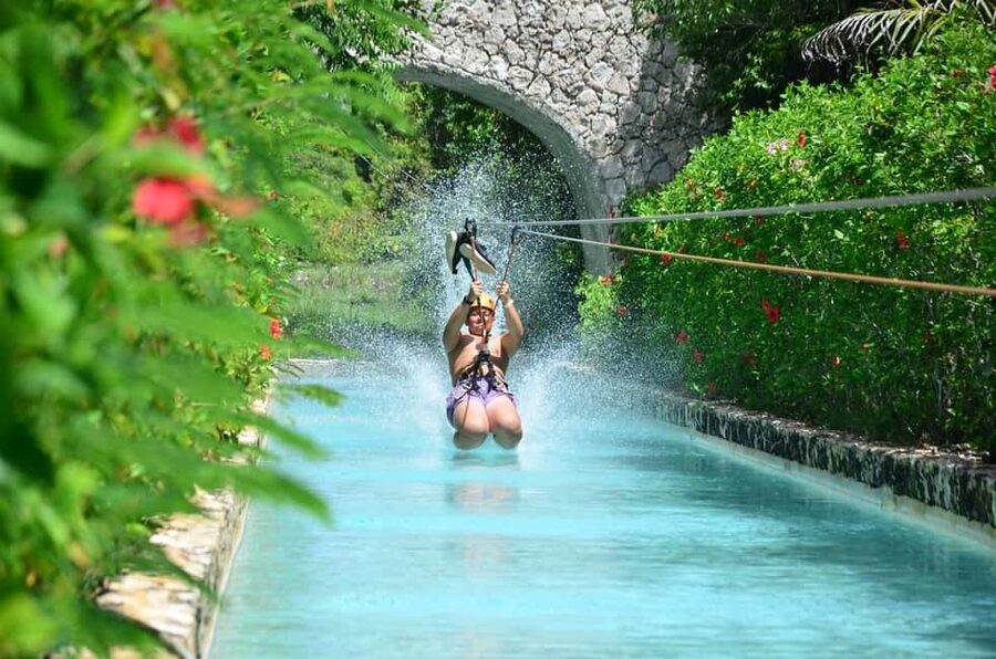 Buggy Ride, Zipline Splash & Waterfall Pool Combo with Lunch - The buggy route inside the abandoned mine