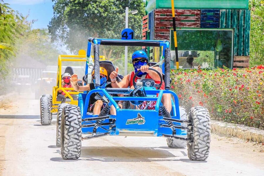 Buggy Ride, Zipline Splash & Waterfall Pool Combo with Lunch - Lunch and the waterfall pool
