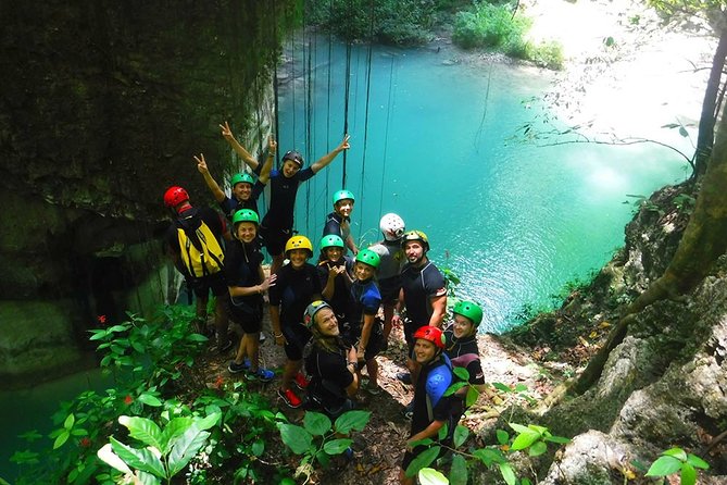 Canyoning - The Magic Mushroom - Learning to rappel before the real route