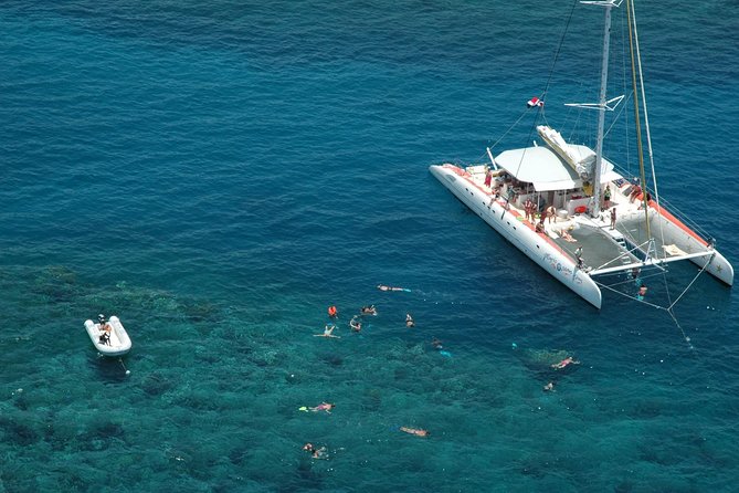 Catamaran Snorkeling All-Inclusive Day-Trip - The first snorkeling stop near Sosua Bay