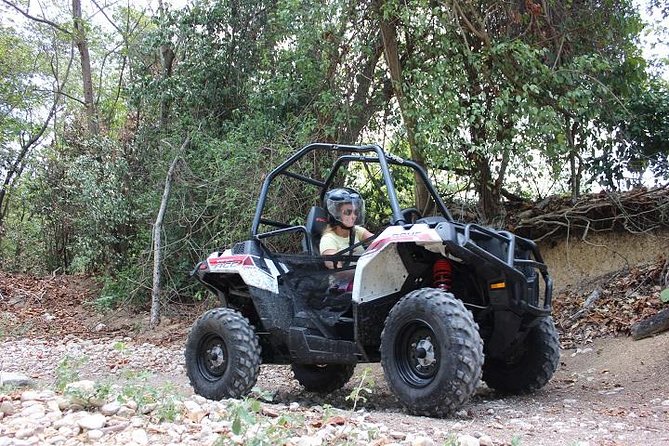 Chukka ATV Safari - Passing a Jamaican village and old church