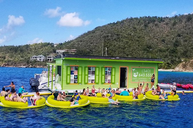 Circle the Island of St. John | Lunch stop at Lime Out (Taco Boat) - The second snorkel, Pizza Pi, and sea life