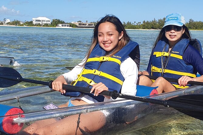 Clear Bottom Kayaks Mangrove Tour - How comfortable are the clear kayaks?