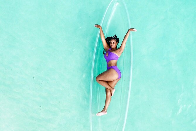 Clear Kayak Photoshoot in Turks and Caicos Islands Providenciales - The private setting and its limits
