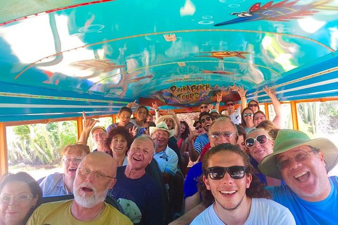 Colorful Beach Bus Sightseeing Tour of Aruba - The colorful bus is part of the Aruba experience