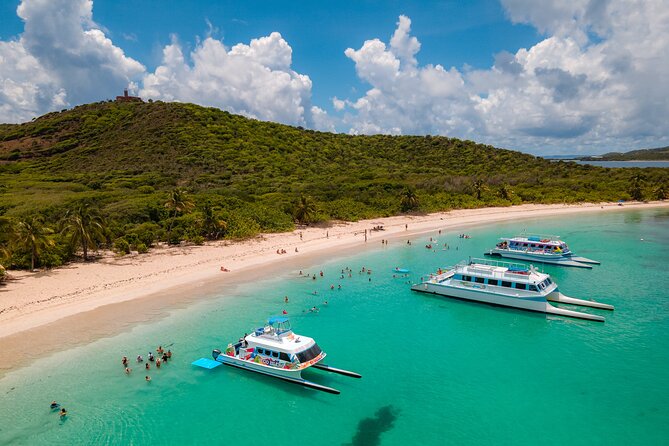 Culebra Snorkeling Tour by Catamaran from Fajardo - The afternoon beach stop: Flamenco Beach or Culebrita