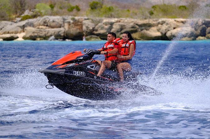 Curacao Snorkel Tour by Jet Ski - Tafelberg lagoon and the beach stop