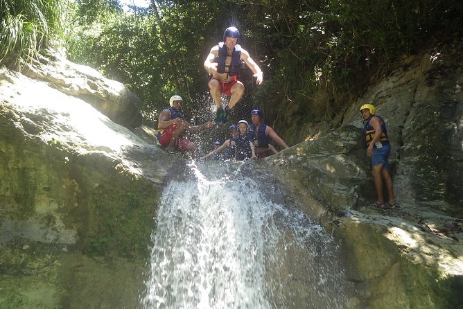 Damajagua Waterfalls for Cruise Ship Passengers - The uphill walk to the starting point