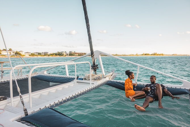 Deluxe Sunset and Saxophone Sail on Luxury Lady Grace Catamaran - Deangelo and the live music