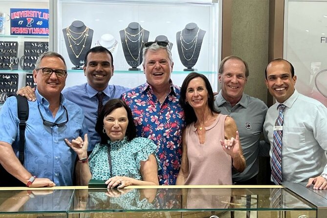 Diamond Shopping Experience with Champagne - Watching the on-site jewelers at work