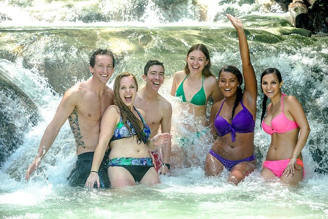Dunn's River Catamaran Cruise From Ocho Rios - What the waterfall portion feels like