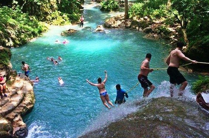 Dunn's River Falls and Blue Hole Private Tour from Ocho Rios - The drive into the hills before Blue Hole