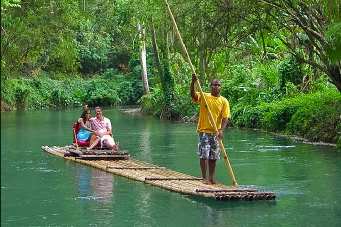 Dunn's River Falls, Blue Hole, Bamboo Rafting, Horseback Combo - Horseback riding from trail to sea at St. Ann’s Bay