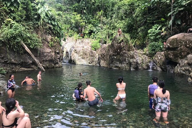 El Yunque Hike Adventure to Las Tinajas Waterfall from Fajardo - Las Tinajas Waterfall, pools, and rock slides