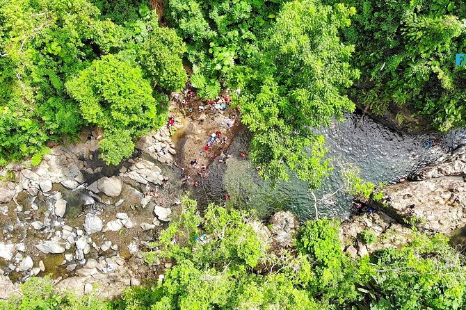 El Yunque National Forest and Luquillo Beach Tour - Swimming in a mountain river