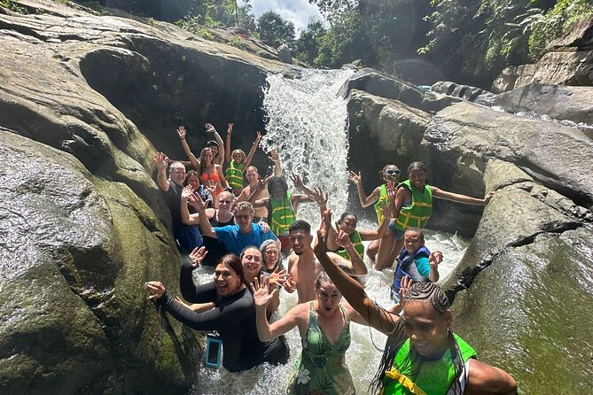 El Yunque Rainforest Waterslides and Luquillo Beach w/ Transport - Pickup times from San Juan and Rio Grande