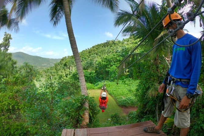 El Yunque Ziplining in Puerto Rico - The guides are a major part of the experience