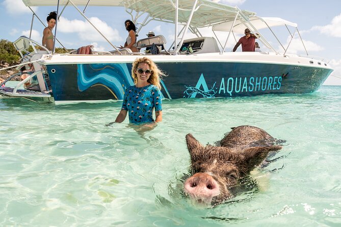 Exuma Powerboat Tour from Nassau with Swimming Pigs - Compass Cay and the nurse sharks