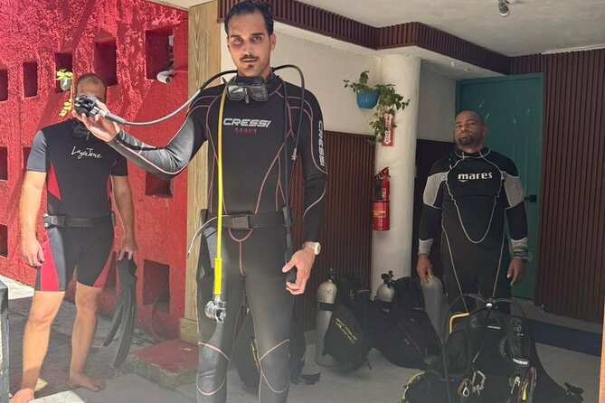 First Time Scuba Diving Experience in Punta Cana - Getting comfortable with the rental equipment