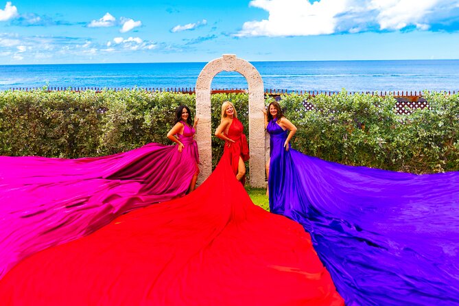 Flying Dress Photoshoot in Barbados - Private booking works best for celebrations