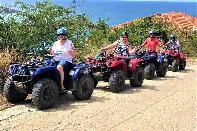 For cruise passengers: Guided ATV Tour of Dutch & French St. Maarten - Safety first, especially for new ATV drivers