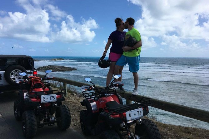 For hotel guests: Guided ATV Tour Dutch/French St. Maarten - Highlights & Beach - Maho Airport Beach and the thrill of the runway view