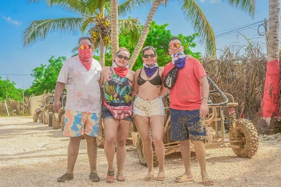 From Bávaro: Double Buggy Tour to Macao Beach and Cenote - The Macao ride: fun, noise, and plenty of dirt