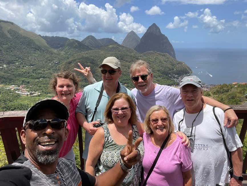 From Castries: St.Lucia Island Guided Tour - Sulphur Springs and the mud bath stop
