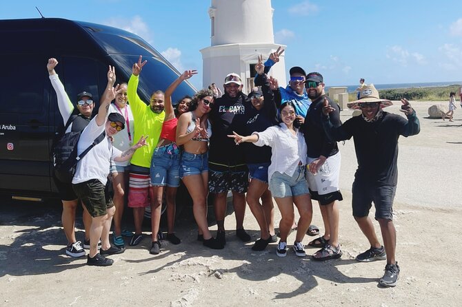 Full-Day Aruba Sightseeing island Tour with Baby Beach Swim - California Lighthouse and the northwest coast