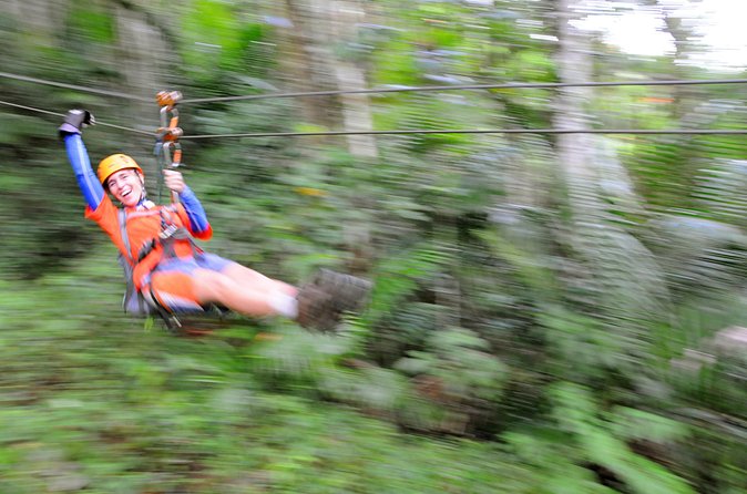 Full-Day Zipline and Waterfall Rappelling Adventure Near San Juan - The zipline return to basecamp