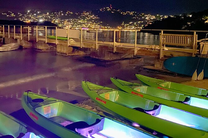 Glow Boats LED Night Kayak, Marriott Frenchman's Cove Dock, USVI - Looking for turtles, rays, tarpon, and fish