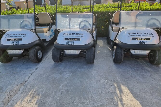 Golf Cart Rental in Grand Turk (4-seater) - Inspect the cart before you leave