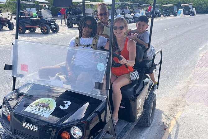 Grand Turk Golf Cart Rentals (CACTUS CARTS) - What the price includes at $120 per group